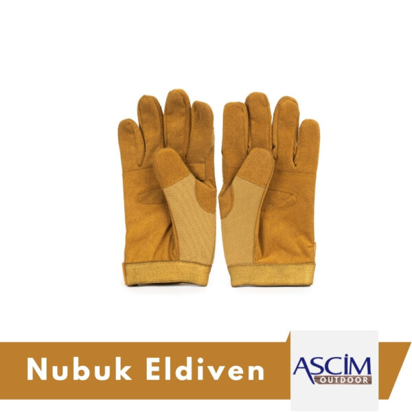 Ascim Nubuk Taktik Unisex Eldiven | Coyote