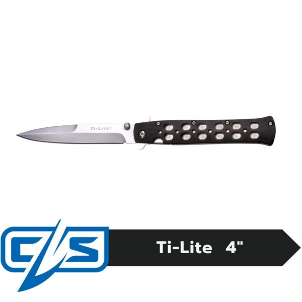 Cold Steel Ti-Lite 4" (CS-26SP)  Zy-Ex Kabzalı, AUS 8A Çelik Stiletto Çakı