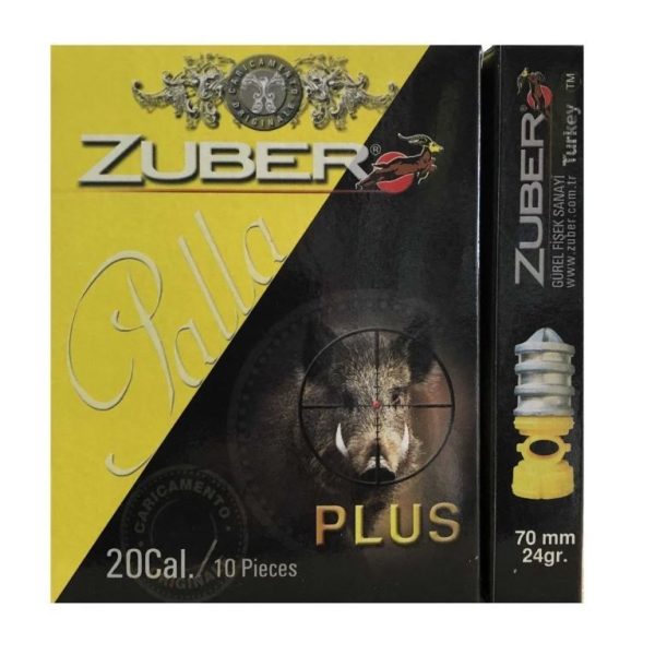 Zuber Palla Plus 20 Kalibre Tek Kurşun Av Fişeği